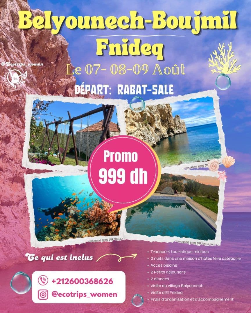 Offre Belyounech - Boujimil - Fnideq